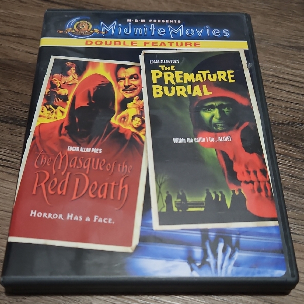 The Masque of‎ the Red Death/Premature Burial (DVD, 2002, Widescreen Double...